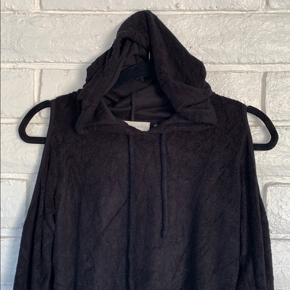 Cold Shoulder Terry Cloth Sweatshirt - Picture 2 of 3